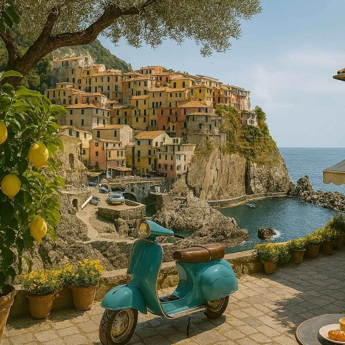 Niõ ∼ Bougies Fait Main et parfums d'ambiance authentiques 18 Cadre estival d'un village en Sicile pour illustrer la diversité de la nouvelle collection de Niõ avec des bougies parfumées naturelles artisanales, fondants artisanaux, et d'autres diffuseurs de parfums d'intérieur